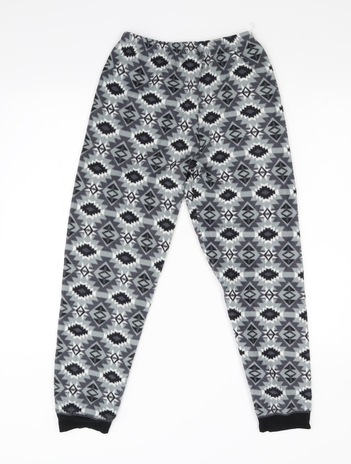 Primark Girls Grey Geometric  Capri Pyjama Pants Size 11-12 Years