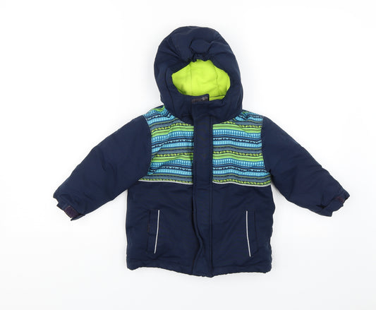 Topo Mini Boys Blue   Ski Jacket Jacket Size 2 Years