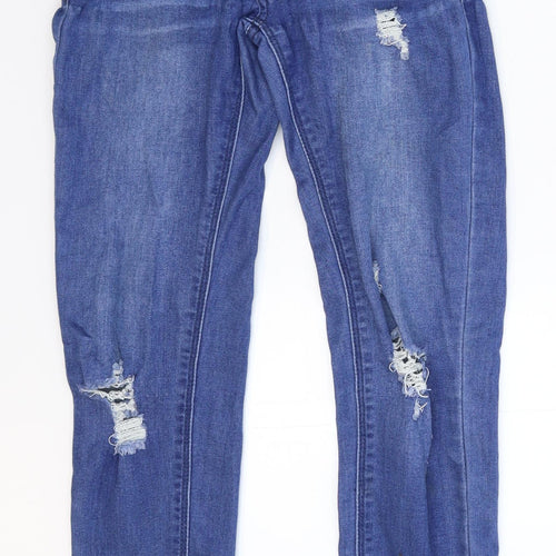 WAX JEAN Womens Blue  Denim Jegging Jeans Size 28 in L25 in