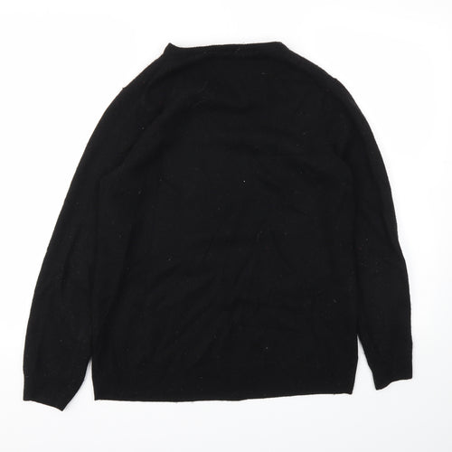 Woolovers Mens Black   Pullover Sweatshirt Size M