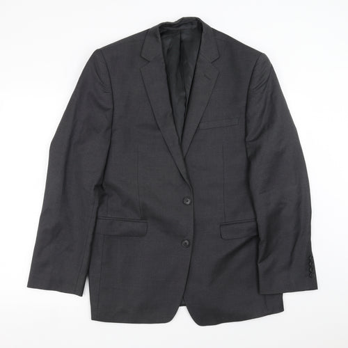 Prestige Mens Grey   Jacket Suit Jacket Size 40