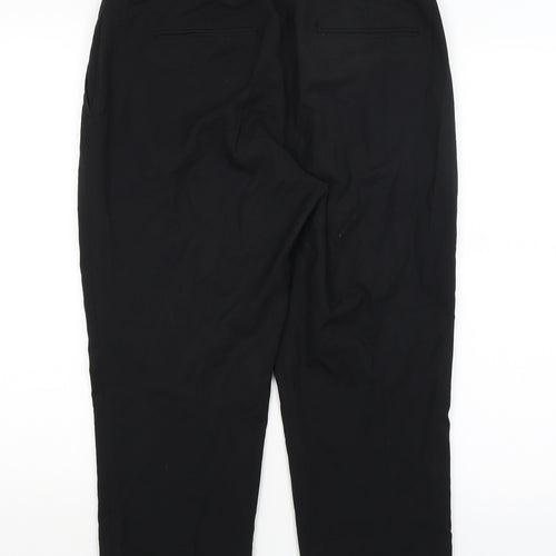 Theory Womens Black   Cropped Trousers Size 6 L21.5 in
