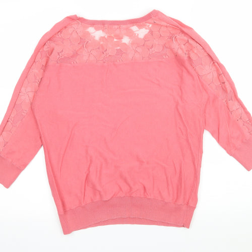 Mossimo Womens Pink  Knit Pullover Jumper Size S