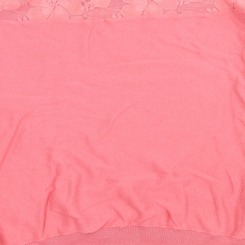 Mossimo Womens Pink  Knit Pullover Jumper Size S