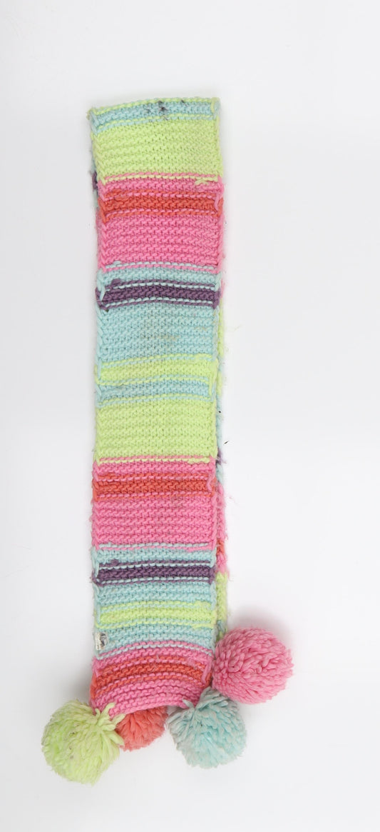 Preworn Girls Multicoloured Striped  Scarf Scarves & Wraps One Size