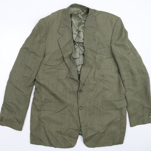 Periscope Mens Green   Jacket Suit Jacket Size 42