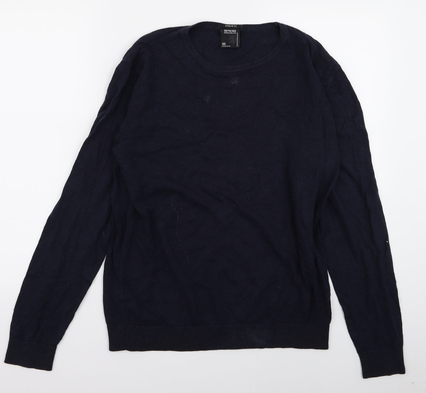 Smog Womens Blue   Pullover Jumper Size M