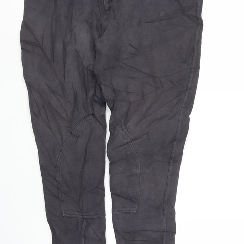 Saxon Womens Grey   Carrot Trousers Size M L25 in