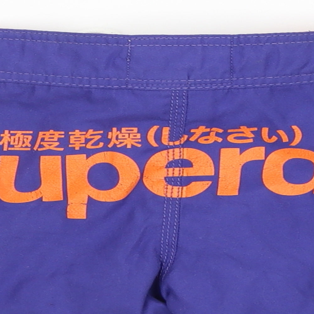 Superdry Mens Blue   Cargo Shorts Size S - Swim