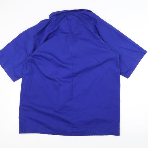 Brigade Mens Blue    Dress Shirt Size L  - Chefswear