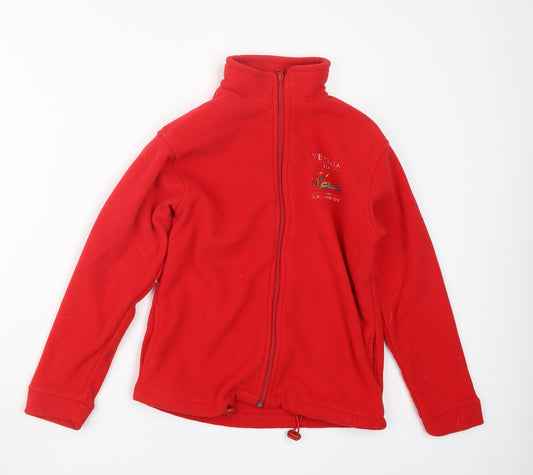 San Marco Girls Red   Jacket  Size 12 Years