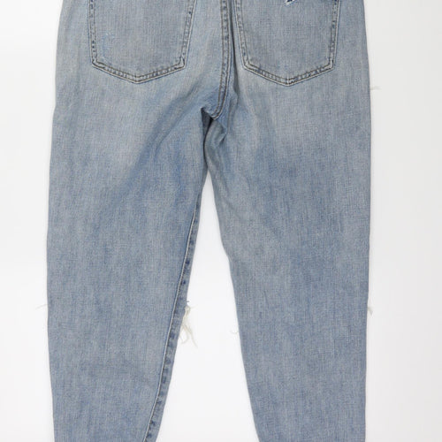 Mossimo Womens Blue  Denim Mom Jeans Size 32 in L25 in