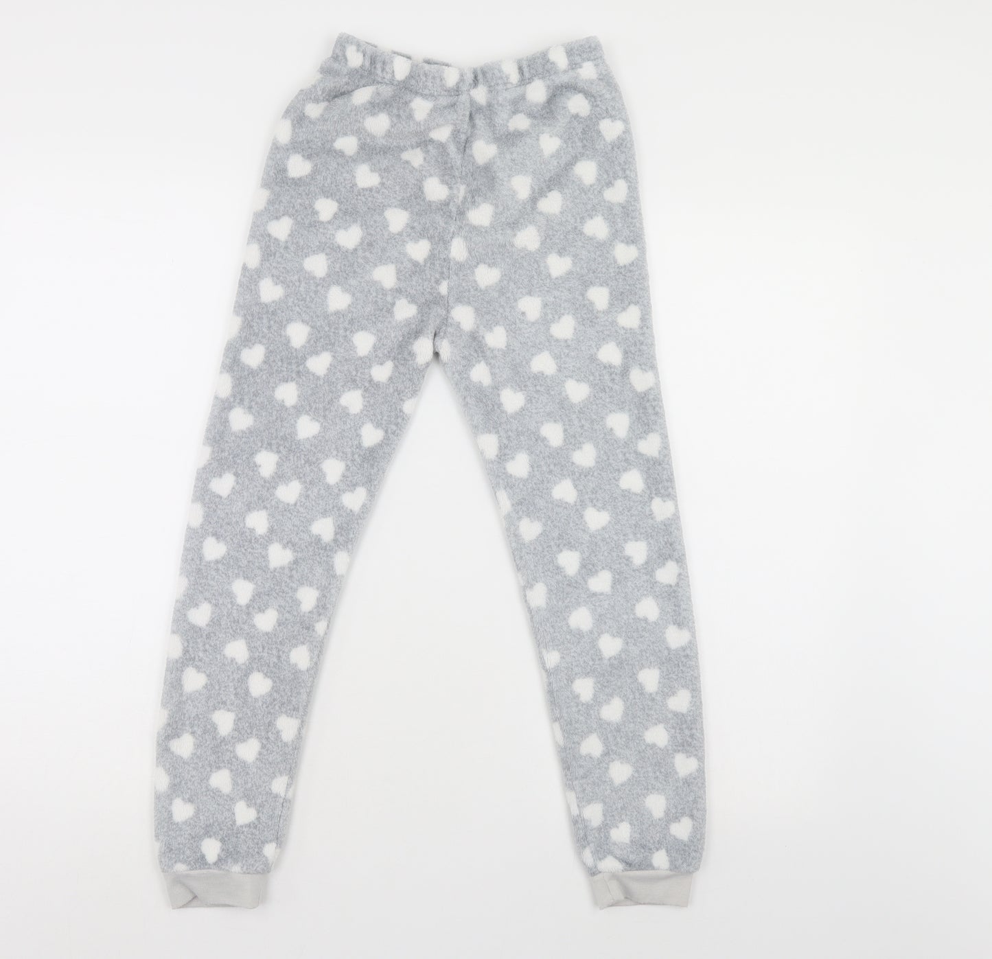 Primark Girls Grey Polka Dot   Pyjama Pants Size 9-10 Years