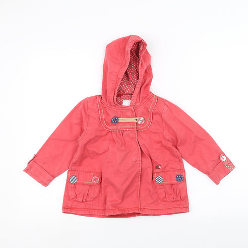 NEXT Girls Red   Jacket  Size 2-3 Years