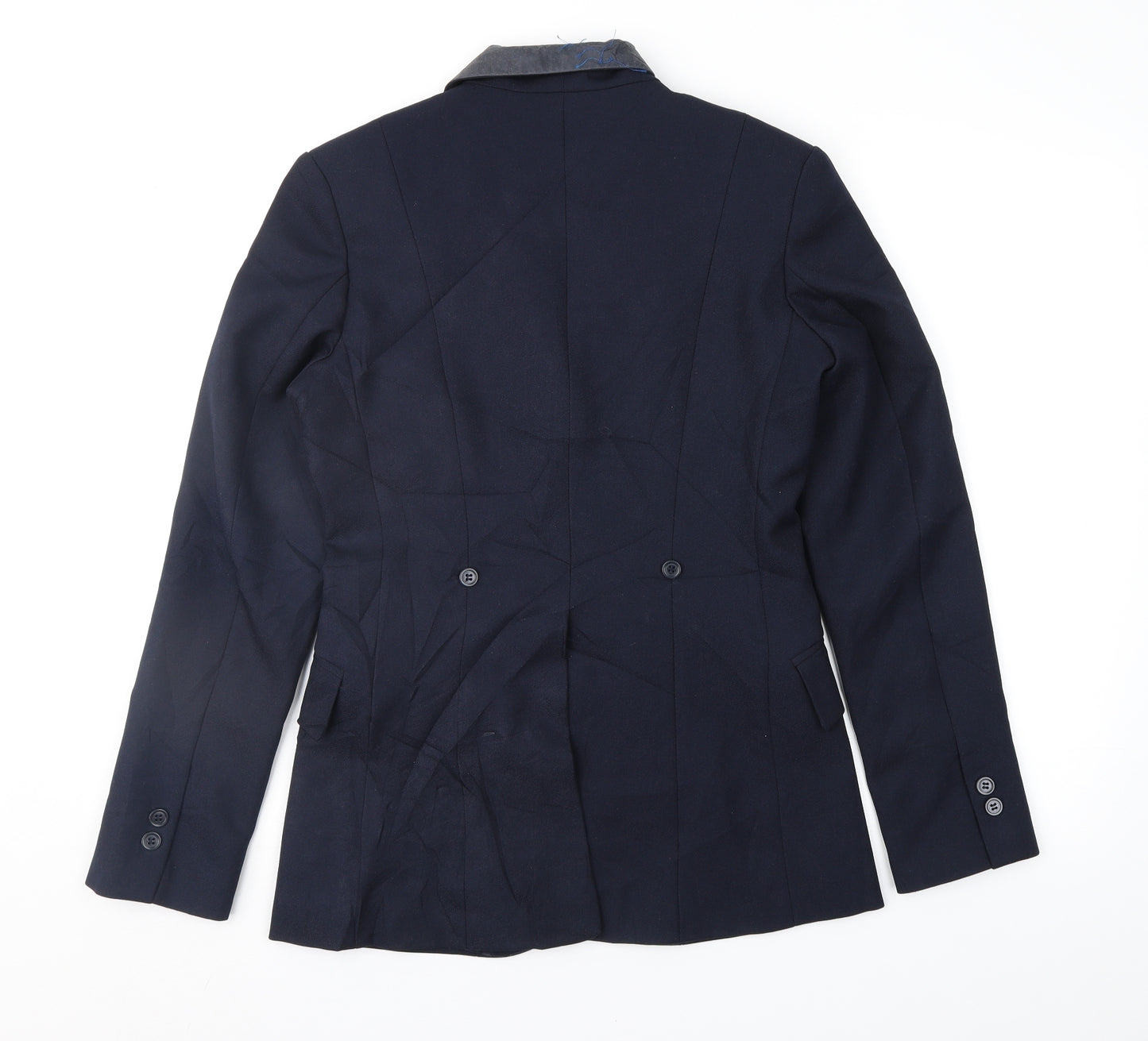 Dublin Womens Blue   Jacket Suit Jacket Size 8  - Hacking Jacket