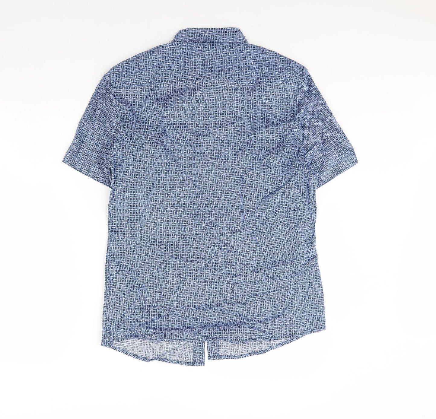 George Mens Blue    Dress Shirt Size S