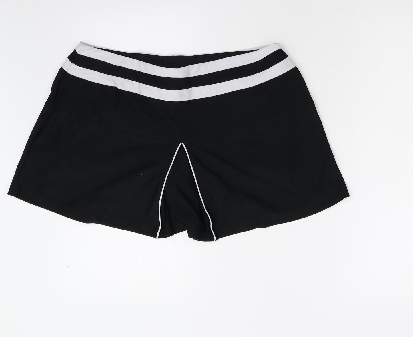 Wilson Womens Black   Athletic Shorts Size L - Skirt