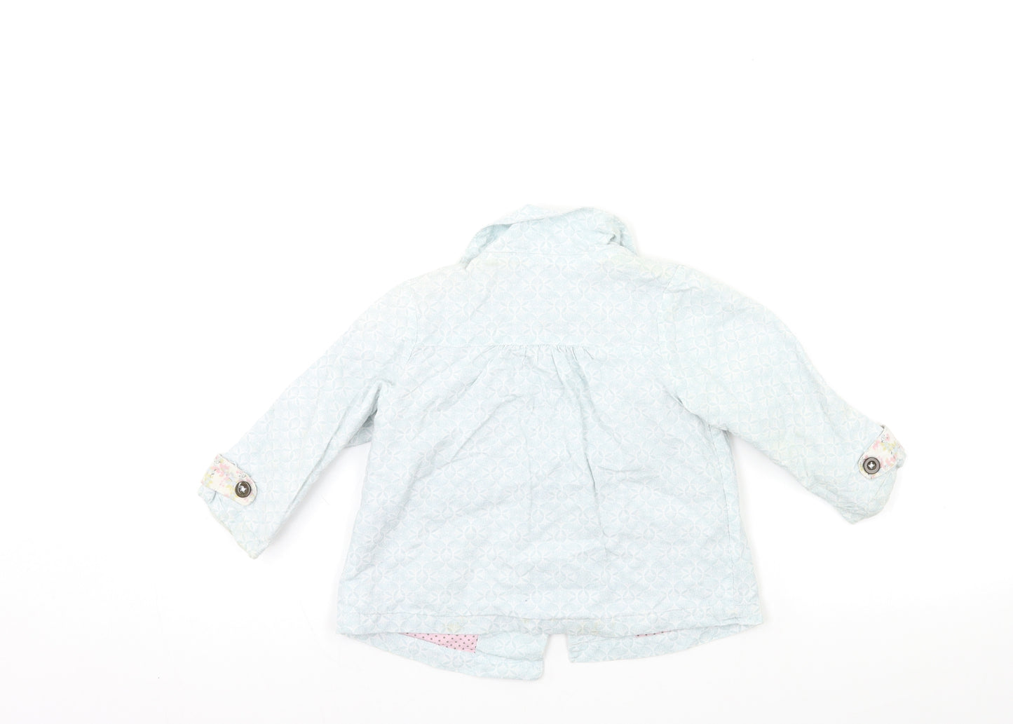 Henry Girls Blue Floral  Jacket  Size 3 Years