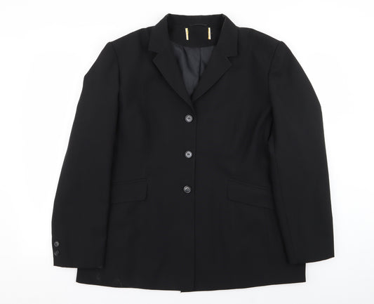 Preworn Womens Black   Jacket Blazer Size 20