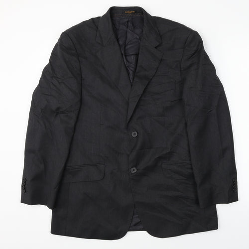 Simon Carter  Mens Black   Jacket Blazer Size 40