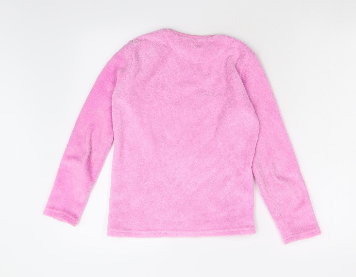 Primark Girls Pink  Fleece Top Pyjama Top Size 10-11 Years