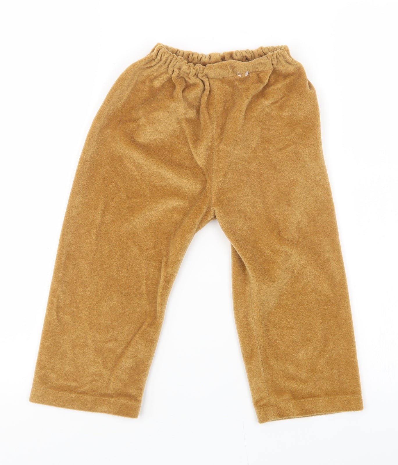 TU Boys Brown Solid Fleece  Pyjama Pants Size 2-3 Years