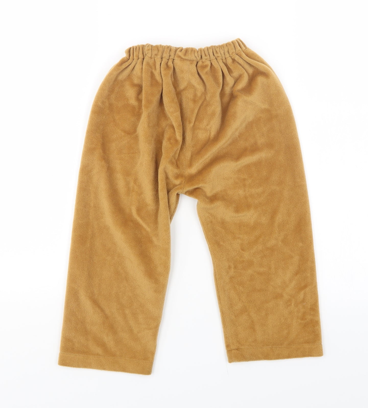 TU Boys Brown Solid Fleece  Pyjama Pants Size 2-3 Years