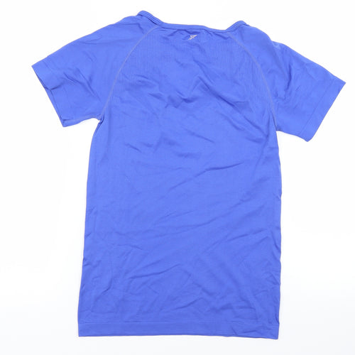 Workout Womens Blue   Basic T-Shirt Size XS