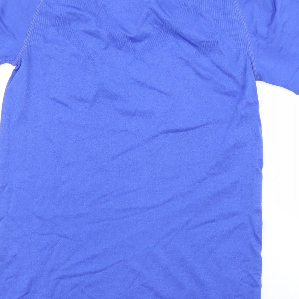 Workout Womens Blue   Basic T-Shirt Size XS
