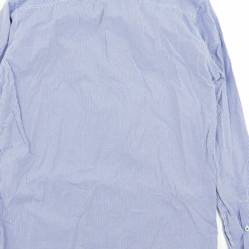 Heritage Mens Blue Check   Dress Shirt Size 16.5