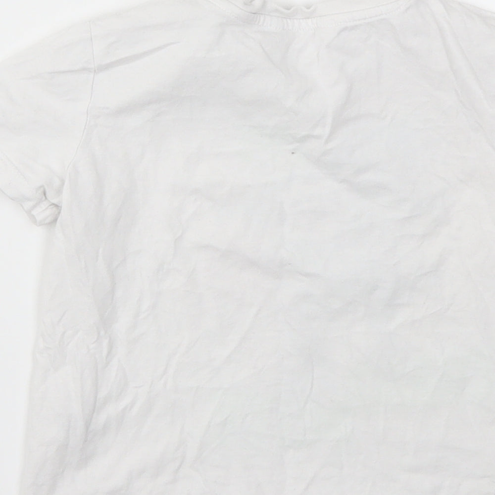PEP &CO Boys White   Basic T-Shirt Size 5-6 Years