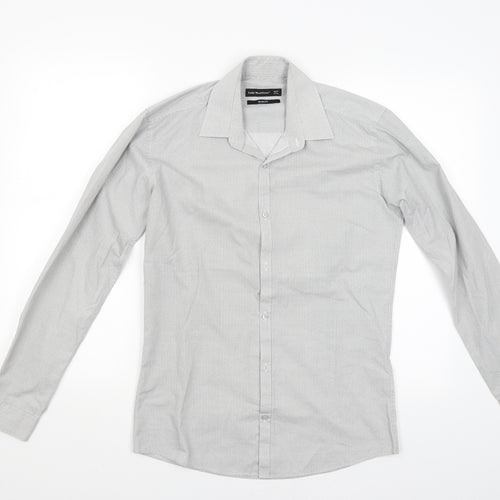 Ceader wood state Mens Grey    Dress Shirt Size 14.5