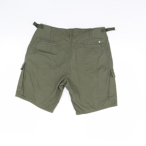 Morley Mens Green   Cargo Shorts Size 34 in