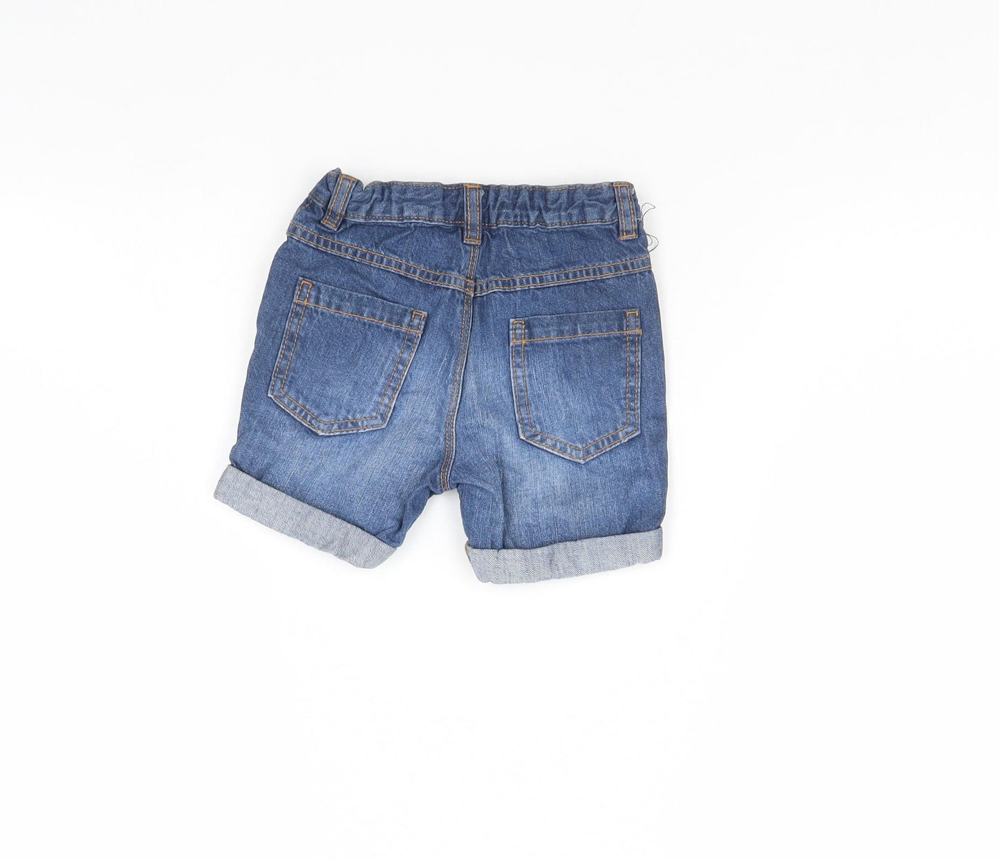 George Boys Blue   Chino Shorts Size 2 Years