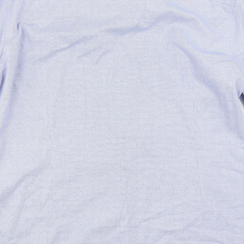 Hammond & Co Mens Blue    Dress Shirt Size 16.5