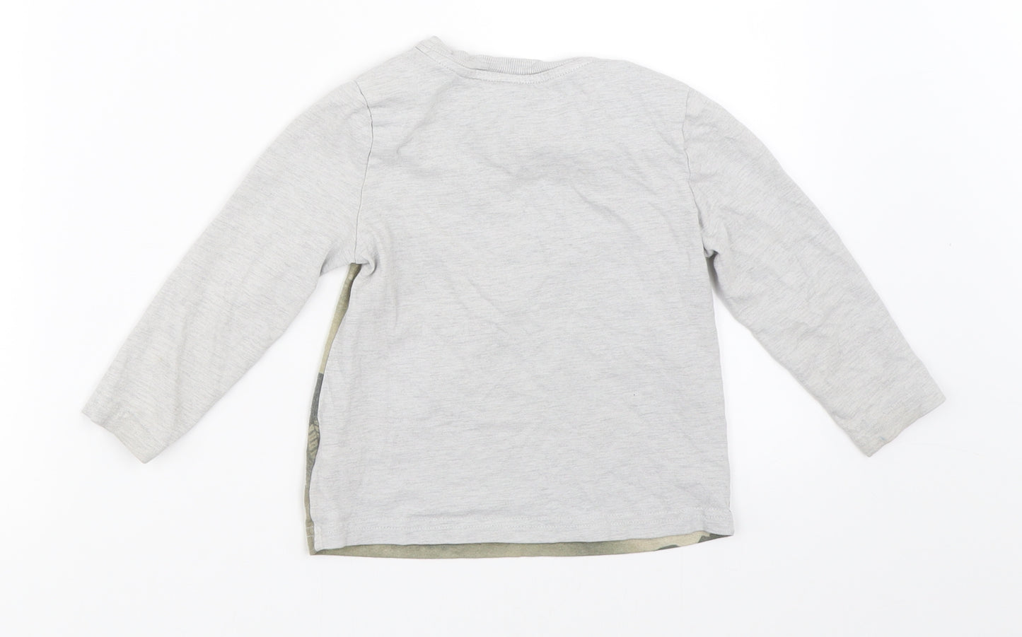 F&F Boys Grey   Basic T-Shirt Size 2-3 Years