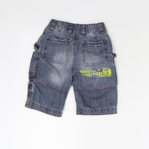 Primark Boys Blue  Damask Straight Jeans Size 2-3 Years