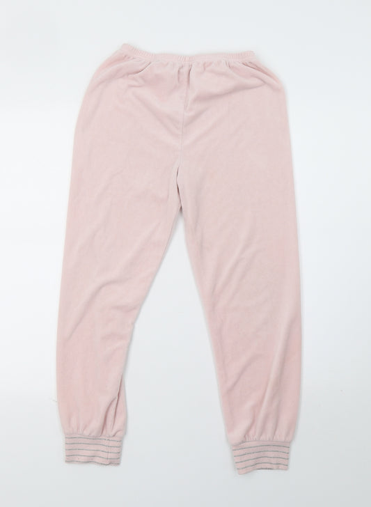 Primark Girls Pink Solid   Pyjama Pants Size 10-11 Years