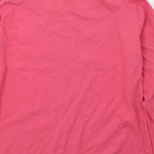F&F Girls Pink Solid  Top Pyjama Top Size 11-12 Years