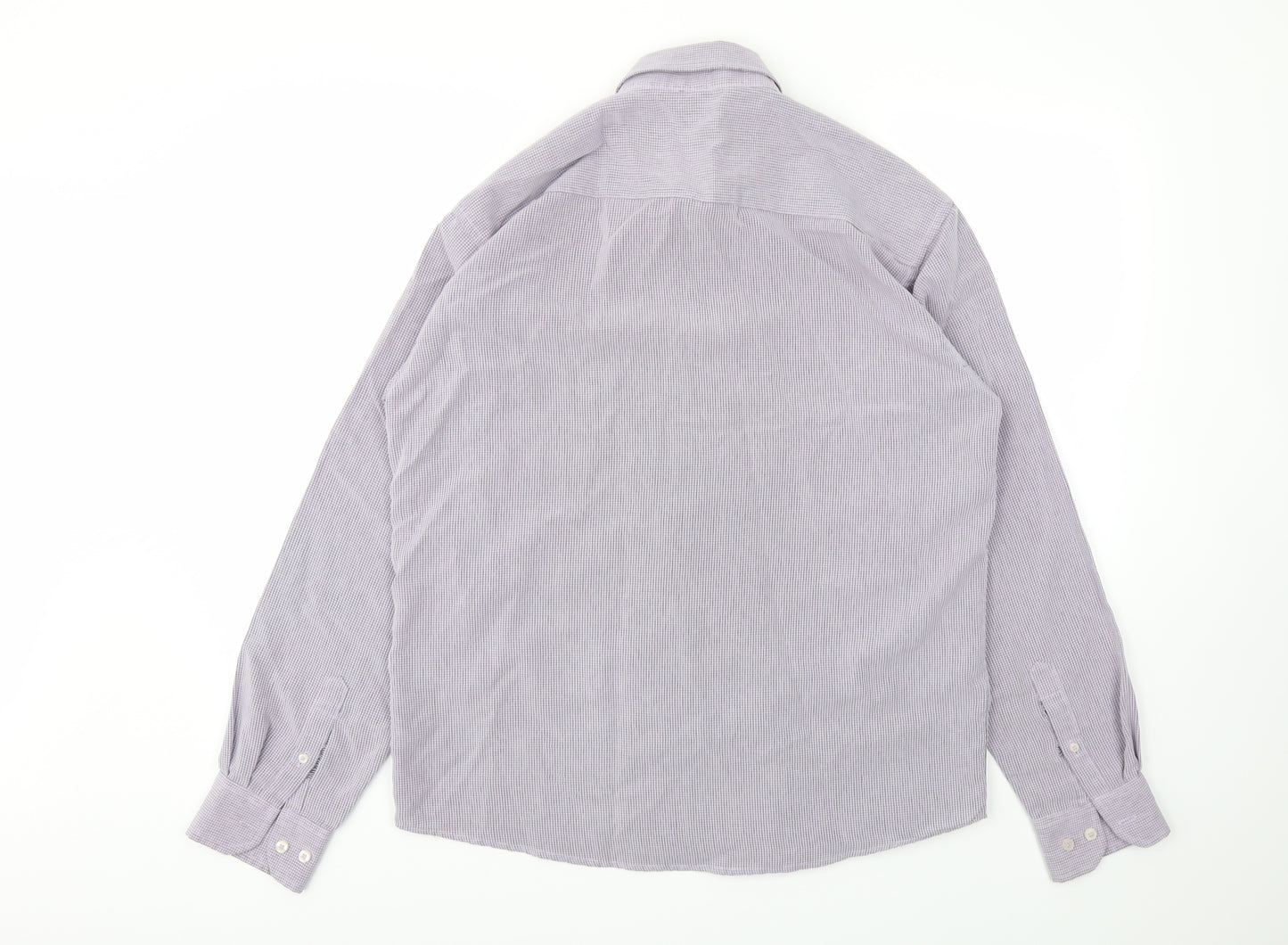OCLUB Mens Purple    Dress Shirt Size L
