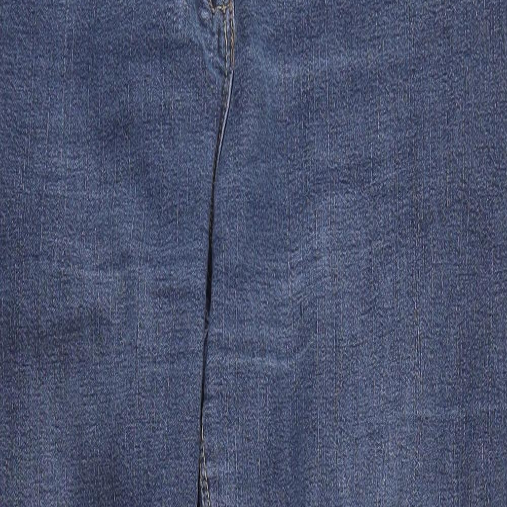 ELLE Womens Blue   Straight Jeans Size 32 L27 in - Stretch waistband