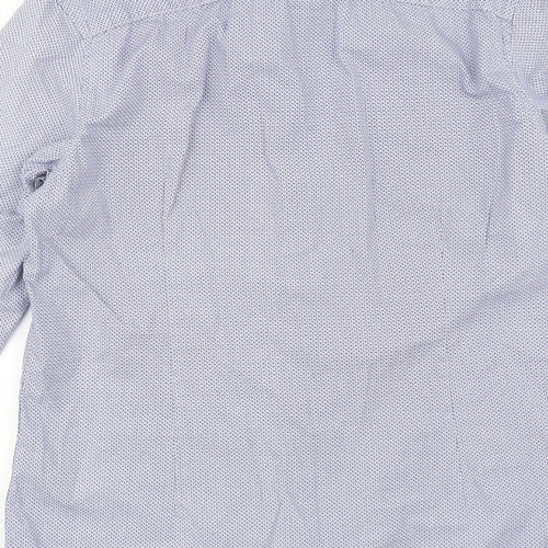 Burton Mens Blue    Dress Shirt Size 15.5