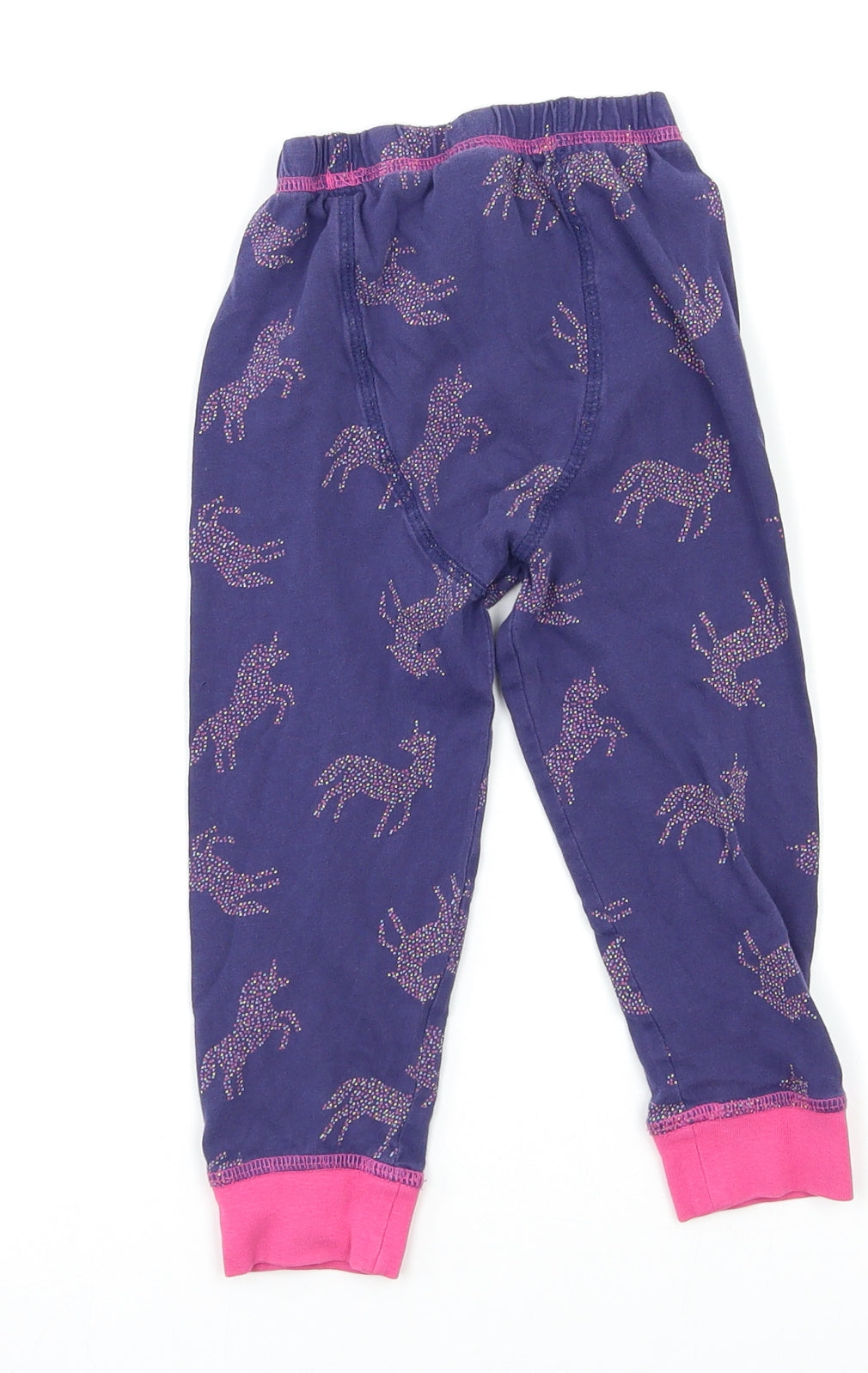 TU Girls Blue Geometric   Pyjama Pants Size 2-3 Years