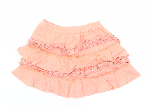 F&F Girls Orange   Tutu Skirt Size 2-3 Years