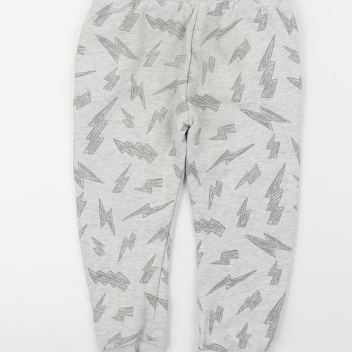 F&F Boys Grey Solid   Pyjama Pants Size 3-4 Years  - Harry Potter