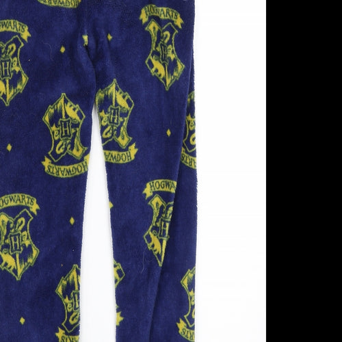 Primark Boys Blue Solid   Pyjama Pants Size 9-10 Years  - Harry Potter