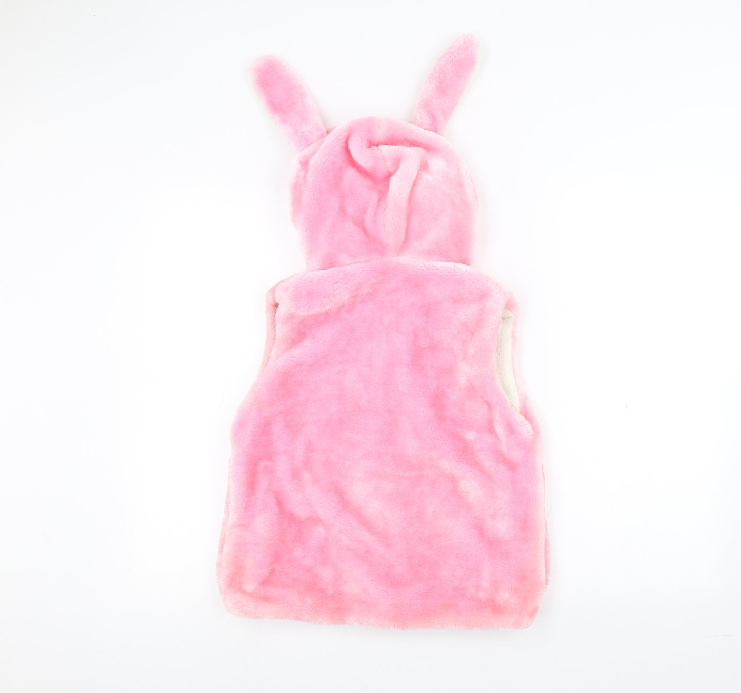 Preworn Girls Pink   Gilet Coat Size M  - Rabbit