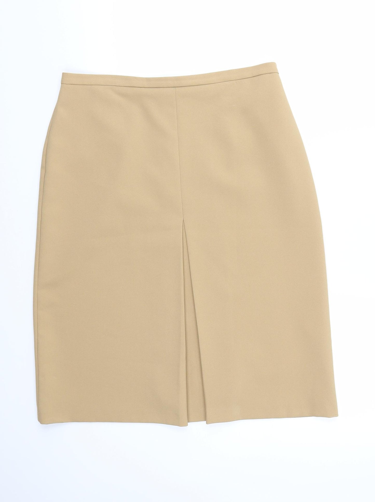 Ozone Womens Beige   A-Line Skirt Size 14