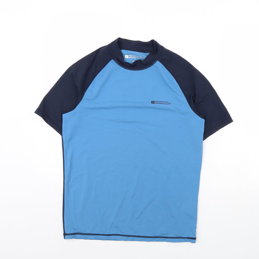 Mountain Warehouse Mens Blue   Basic T-Shirt Size M