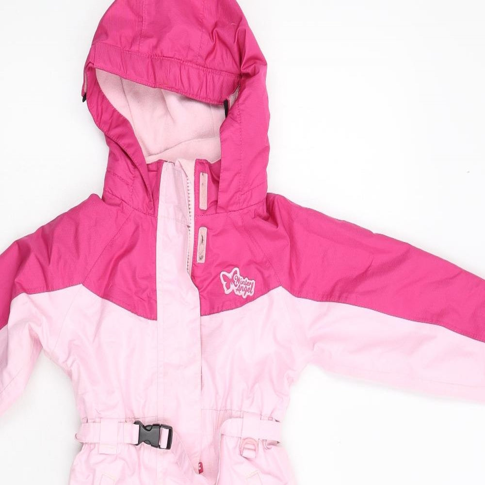 Glacier Point Girls Pink   Quilted Snowsuit Size 3 Years